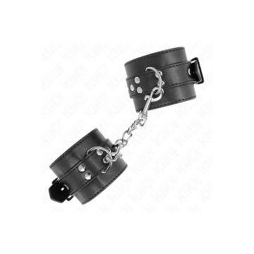 KINK - APPUI-POIGNETS NOIR AVEC CEINTURE NOIRE RÉGLABLE 17-28 CM X 6…