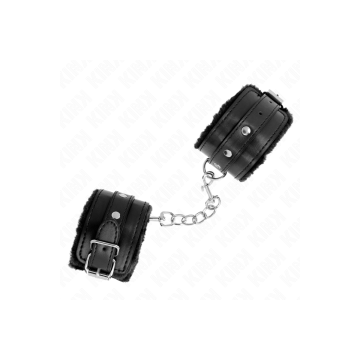 KINK - RESISTENZA DA POLSO PREMIUM FODERATA IN PELLICCIA NERA CON CIN…