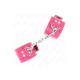 KINK - APPUI-POIGNETS ROSE FRAMBOISE AVEC DOUBLURE ROSE FRAMBOISE RÉG…