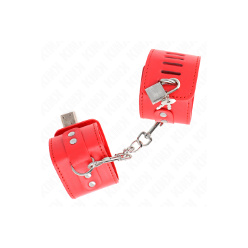 KINK - RESISTENZA DA POLSO CON CHIUSURA A LUCCHETTO ROSSO REGOLABILE…