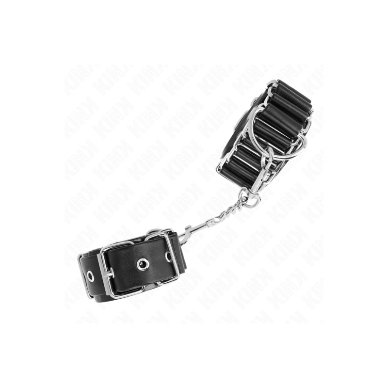 KINK - HINGE-LIKE THIN WRIST RESTRAINTS BLACK ADJUSTRABLE 16-22 CM X…