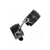 KINK - WRIST RESTRAINTS-SINGLE RIVET ROW BLACK ADJUSTABLE 17-28 CM X…