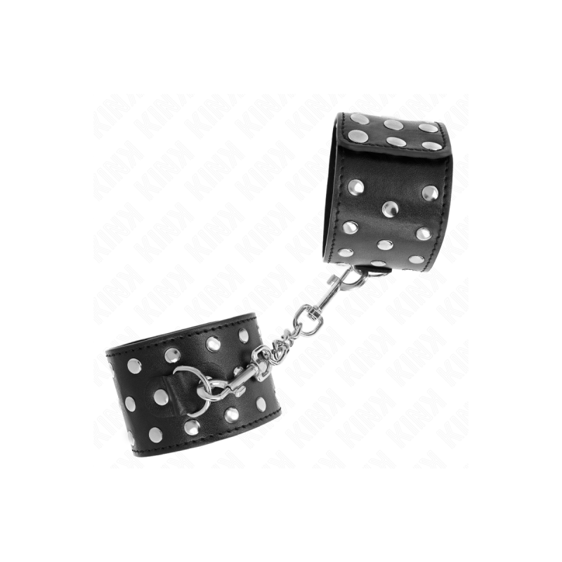 KINK - PUNK WRIST RESTRAINTS ADJUSTABLE 19-24 CM X 5.5 CM - KINK WRIS…