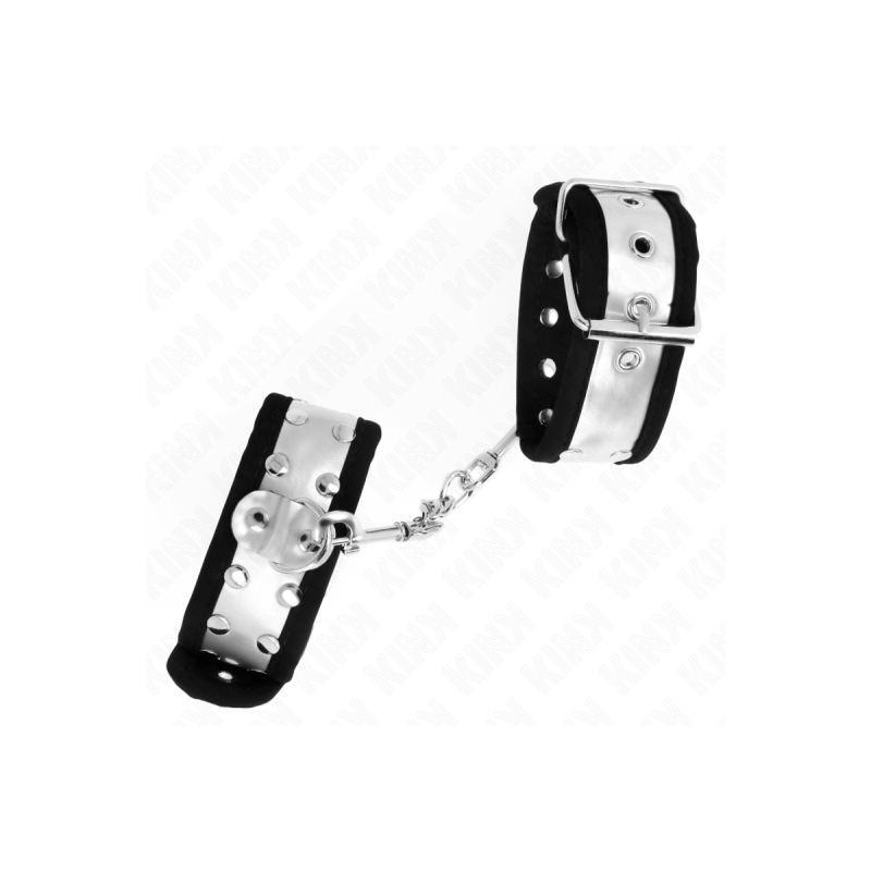 KINK - APPUI-POIGNETS FINS NOIR / ARGENT 30 X 4 CM - KINK WRIST RESTR…