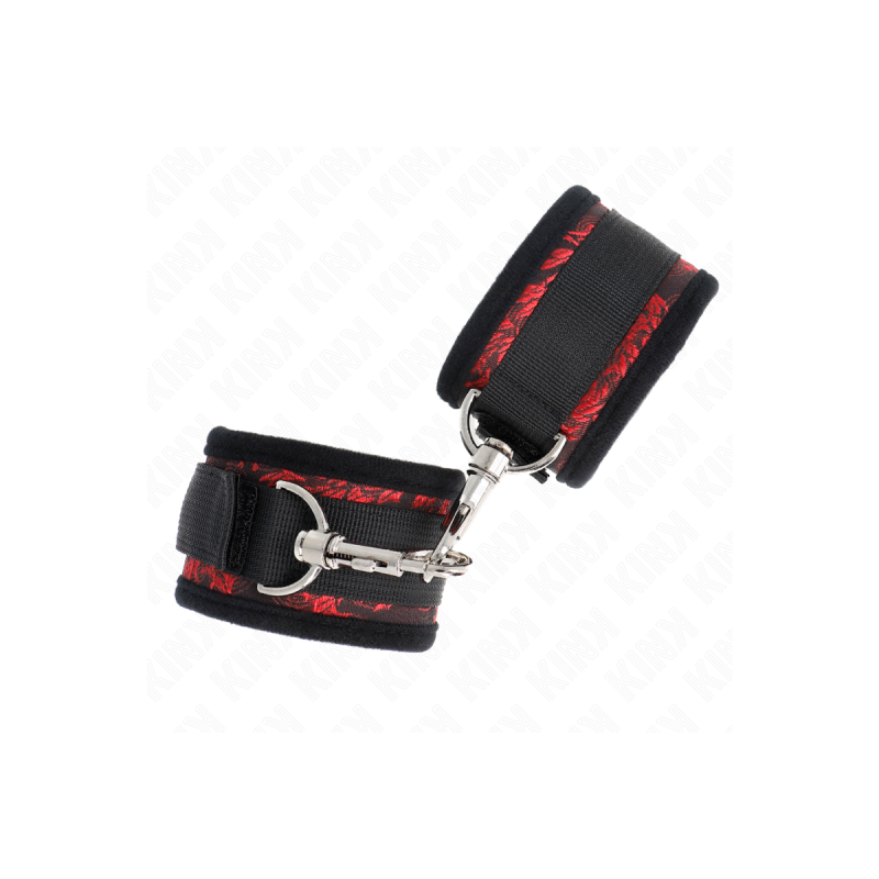 KINK - SCANDAL HANDGELENKSFESSELN ROT-SCHWARZ - KINK WRIST RESTRAINT…