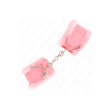 KINK - FURRY LINED WRIST RESTRAINTS PINK ADJUSTABLE 17-31 CM X 7 CM -…