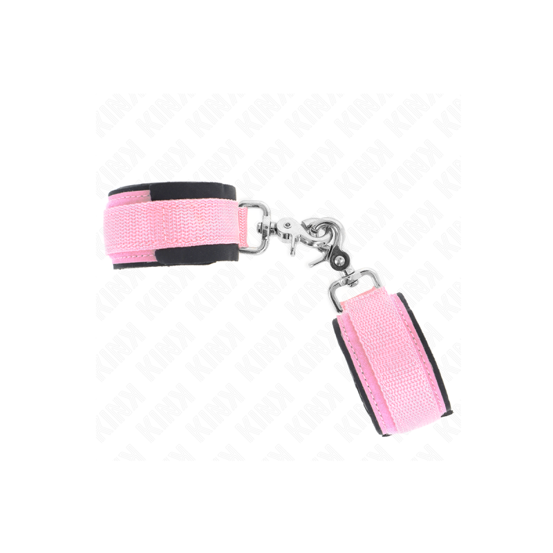 KINK - APPUI-POIGNETS RÉGLABLES EN NÉOPRÈNE ROSE RÉGLABLE 22-34 CM -…