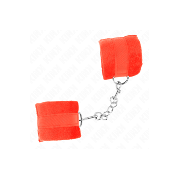 KINK - POLSINI IN PELLICCIA PER PRINCIPIANTI ROSSO 30 X 7 CM - KINK W…