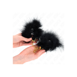 KINK - POLSINI IN PIUMA CON CATENA IN ORO MODELLO 0 - KINK WRIST REST…