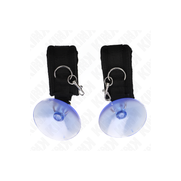 KINK - SUCTION CUP WRIST RESTRAINTS BLACK 29-40 CM X 5 CM - KINK WRIS…