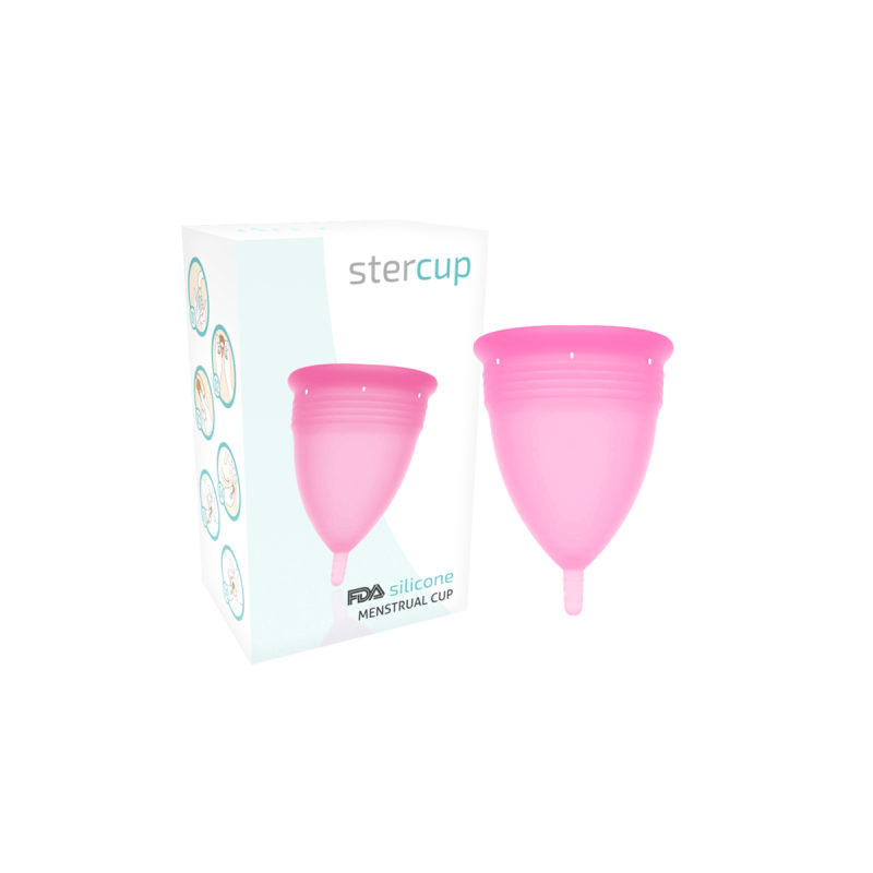 STERCUP - FDA SILIKON-MENSTRUALCUP ROSA - GRÖSSE L - Vaginalbecher