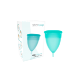 STERCUP - FDA SILIKON-MENSTRUALCUP AQUAMARIN - GRÖSSE L - Vaginalbech…