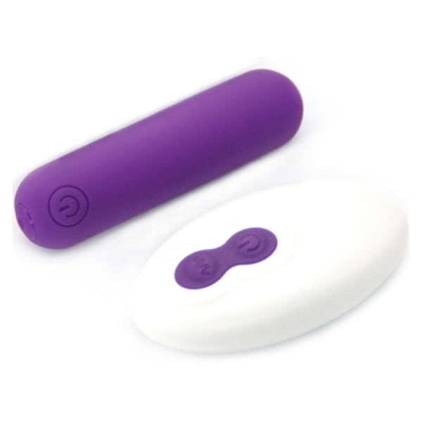 ARMONY - SPLASH JOLINE BALA VIBRADORA SILICONA CONTROL REMOTO 10 VIBRACIONES 6.5 X 1.5 CM MORADO
