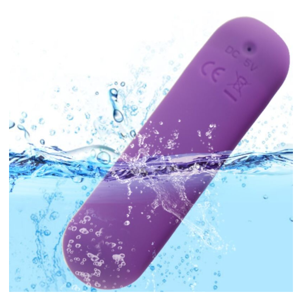 ARMONY - SPLASH JOIE BALA VIBRADORA SILICONA CONTROL REMOTO 10 VIBRACIONES 75 X 19 CM MORADO