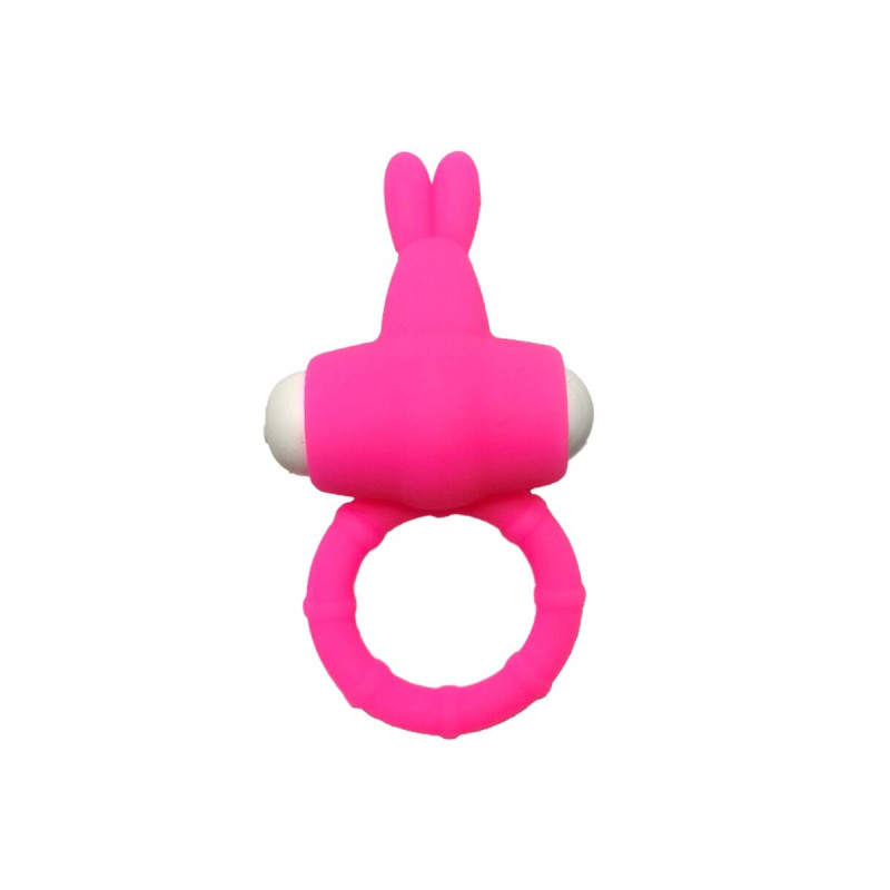 ARMONY - MS BUNNY ANNEAU VIBRATEUR SILICONE ROSE - ARMONY FOR HIM - C…