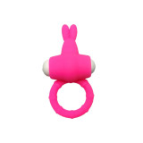ARMONY - MS BUNNY VIBRATOR RING SILICONE PINK - ARMONY FOR HIM - Cock…
