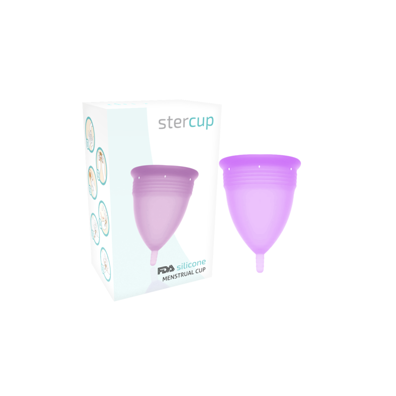 STERCUP - FDA SILICONE MENSTRUAL CUP VIOLET - SIZE S | Vybes.it