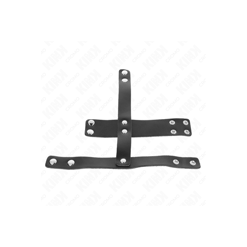 KINK - PENISKÄFIGRING AUS LEDER MIT VERSTELLBAREM HOCKENTRENNER - KIN…