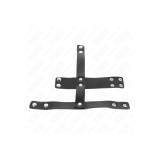KINK - LEATHER PENIS CAGE RING WITH ADJUSTABLE BALL DIVIDER - KINK RI…