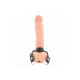 KINK - ANELLO PER PENE CON ANELLI A FORMA DI "D" 18,5 X 3,3 CM - KINK…