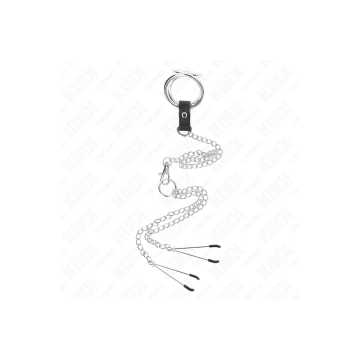 KINK - ANELLO PER PENE IN METALLO CROMATO TRIPLO DA 3 CM A 4,5 CM CON…