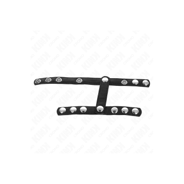 KINK - PENISRING MIT 3 VERSTELLBAREN BALLSPLITTERRIEMEN - KINK RING P…