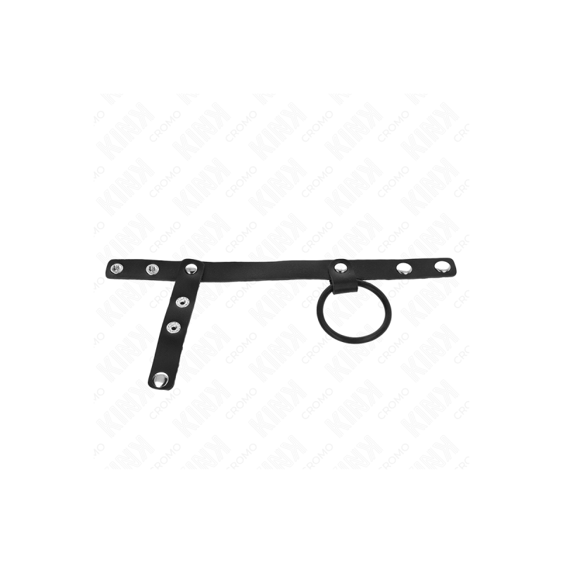 KINK - ANELLO PER PENE IN SILICONE 3,8 CM CON DIVISORE PER PALLINE E…