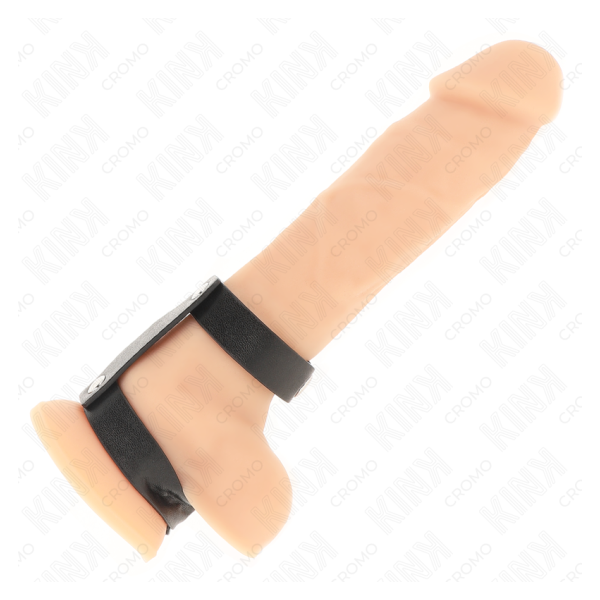 KINK - ANILLO PENE DOBLE POLIPIEL AJUSTABLE