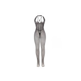 SUBBLIME - 951788 BODYSTOCKING LONG EN RESILLE AVEC BRETELLES SUR LA…