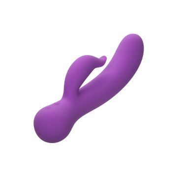 Calexotics - First Time Vibrador Complaciente Recargable Morado |