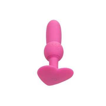 Calexotics - First Time Sonde Anal Plug Perlée 10 Vibrations Rose |