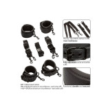 Calexotics - Nocturnal Ceinture De Lit Réglable En Cuir Noir |