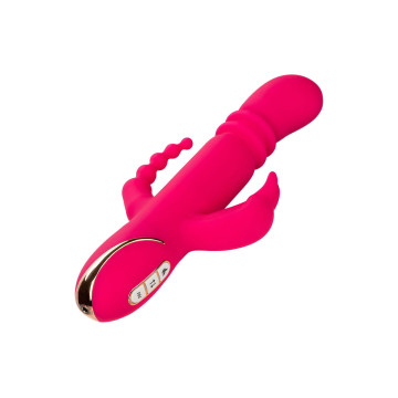 Calexotics - Jack Fantasy Triple Heated Vibrator Rabbit Pink |