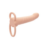 Calexotics - Maxx Doble Penetrador Acanalado 10 Vibraciones Natural