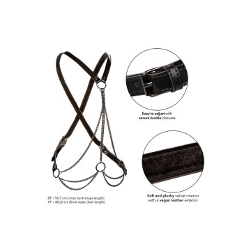 Calexotics - Euphoria Multichain Harness Premium Übergrösse |