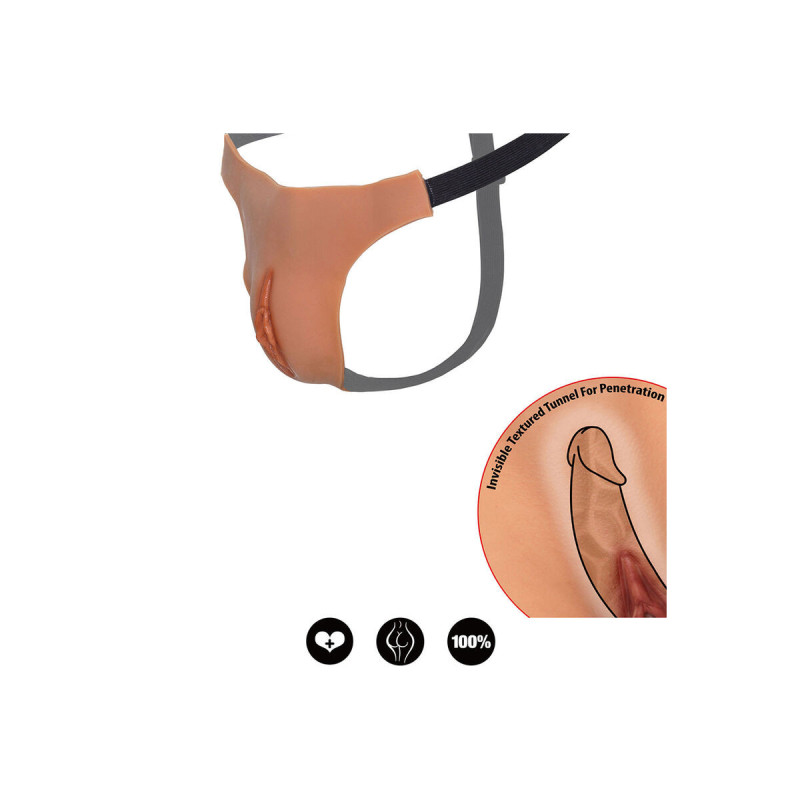 Hidden Desire - Alter Ego Tanga Vagina Abierta Ajustable Natural |