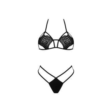 Livco Corsetti Fashion - Jimena Lc 20216 Bh + String Schwarz Eine