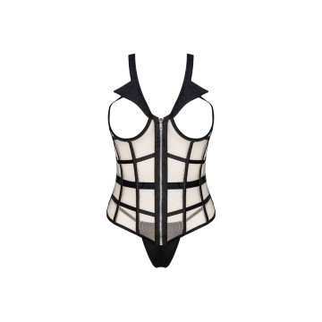 Livco Corsetti Fashion - Laura Lc 20215 Corset + Tanga S/M |