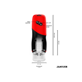 JAMYJOB - XPEED MASTURBADOR VAGINA AUTOMÁTICO 5 MODOS DE EMPUJE Y EFECTO SONIDO