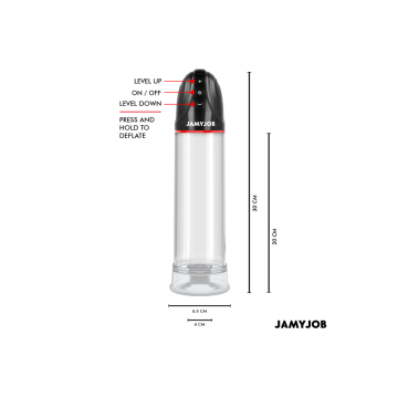 Jamyjob - Xpand Bomba Automática 3 Niveles De Succionador Gris |