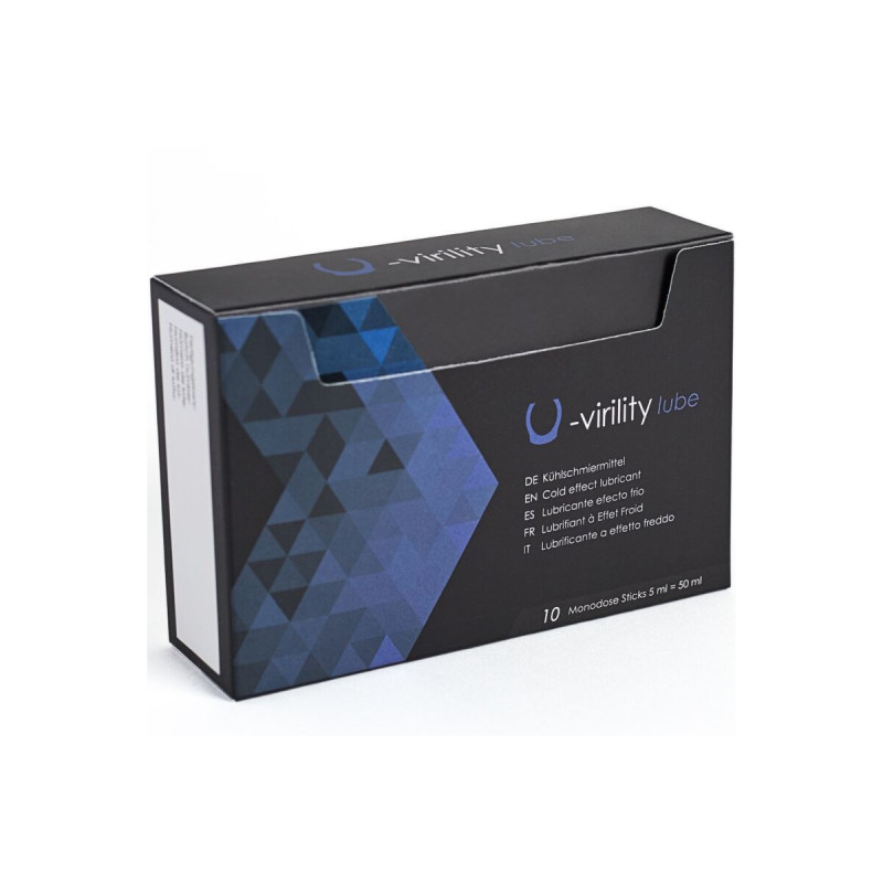 500 COSMETICS - U-VIRILITY LUBE COLD EFFECT LUBRICANT 10 X 5 ML - 500…