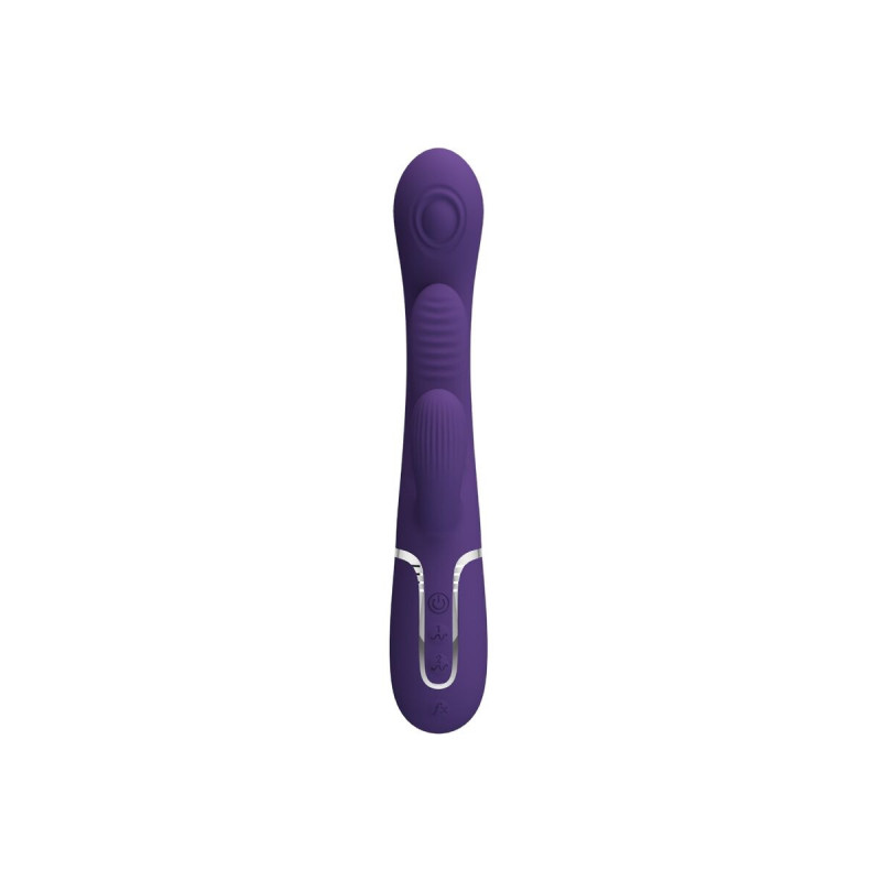 Pretty Love - Shania Triple Vibrador Rabbit Multifunción Morado |