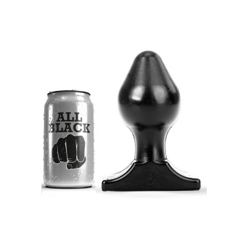ALL BLACK - PLUG ANAL 16X8 CM - Bouchons anaux | Vybes.it
