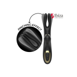 IBIZA - DOPPIO VIBRATORE BLOCCAGGIO NERO - IBIZA TECHNOLOGY - Vibrato…