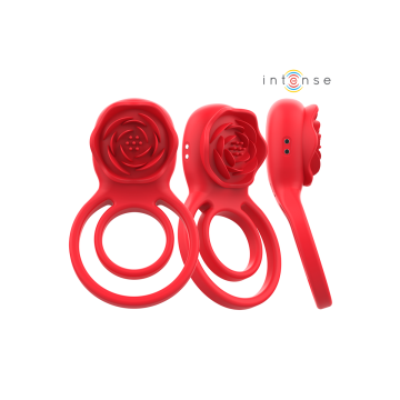 Intense - Gail Rosa Estimuladora 10 Vibraciones Rojo Control Remoto