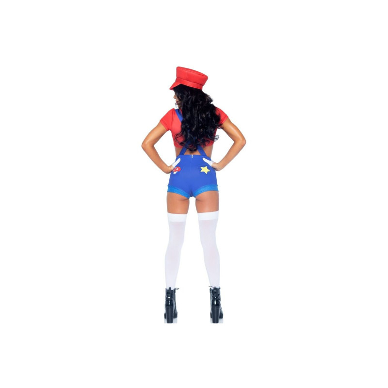 Leg Avenue - Sexy Kostüm Mario Bros Rot/Blau S | Vybes.it