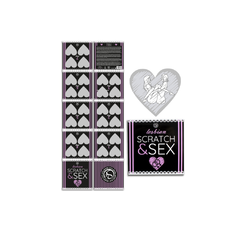 SECRETPLAY - SCRATCH & SEX GAME FOR COUPLES LESBIAN POSITIONS (ES/EN/…