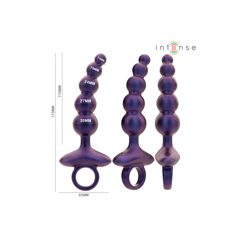 Intense - Tito Plug Anal Vibrant Modèle 3 Télécommande | Vybes.it