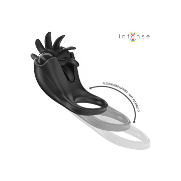 Intense - Mabel Anillo Vibrador 10 Vibraciones Con Estimulador De