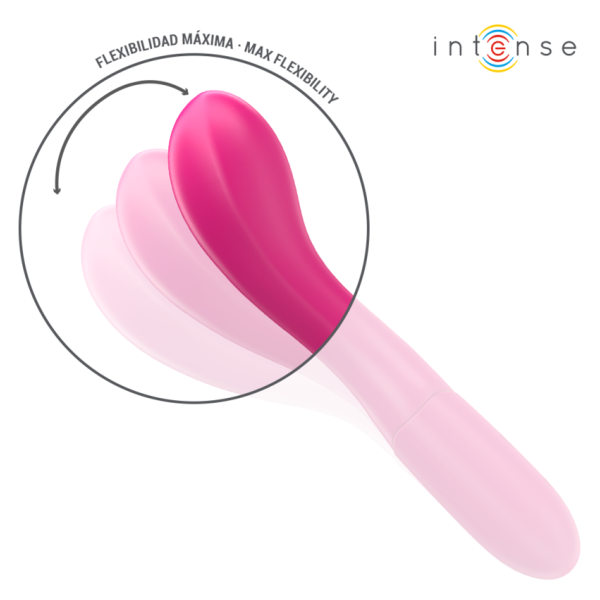 INTENSE - LISETTE VIBRATORE 19 CM FLESSIBILE 10 VIBRAZIONI ROSA